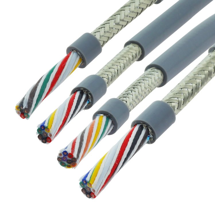 Highly flexible shielded control cable