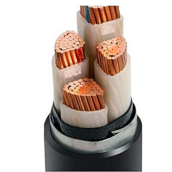 Low voltage armored copper core power cable