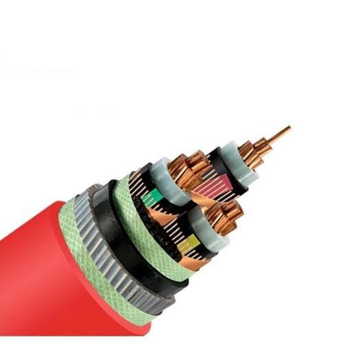 Medium voltage armored copper core power cable