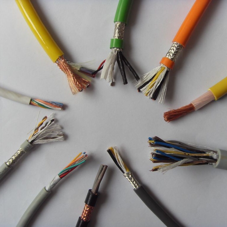 Polyurethane drag chain cable