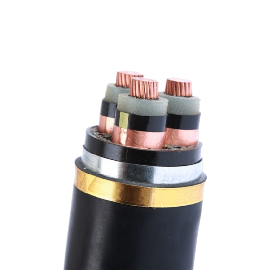 Medium-Voltage Copper Conductor XLPE Insulation PVC Sheathed Power Cable