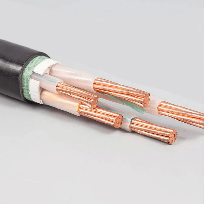 Factory Wholesale 0.6/1kv N2xcy N2xy N2X2y 120mm 150mm 185mm 240mm 1-5 Core Cu XLPE PVC Swa Sta Armored Copper Underground Power Cable Wire