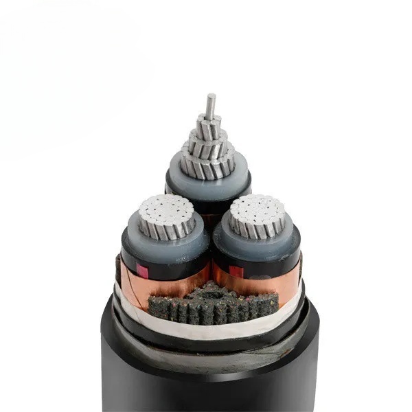 Medium Voltage 3 Core Wire 11kv 15kv 33kv Underground Copper Electric XLPE Mv Power Cable