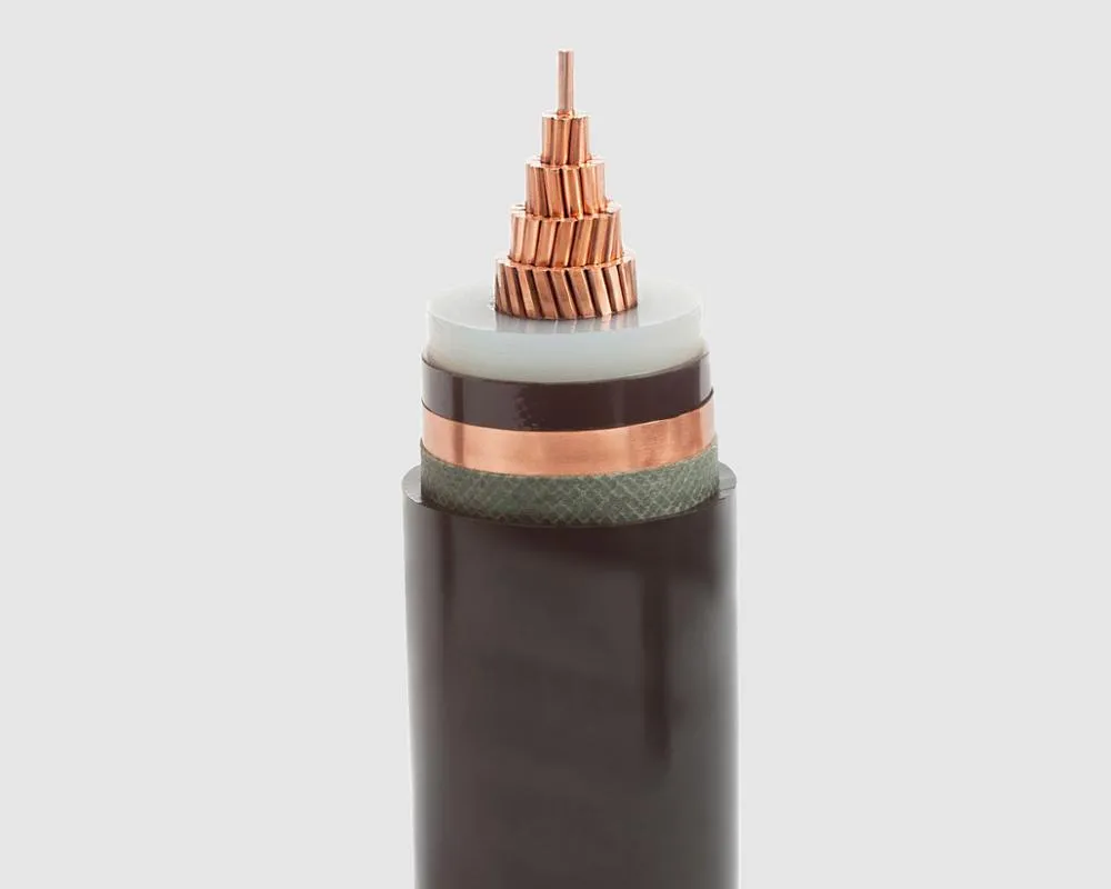 Single Core XLPE Insulated Copper Tape Screen Unarmored Cable with Copper Conductor