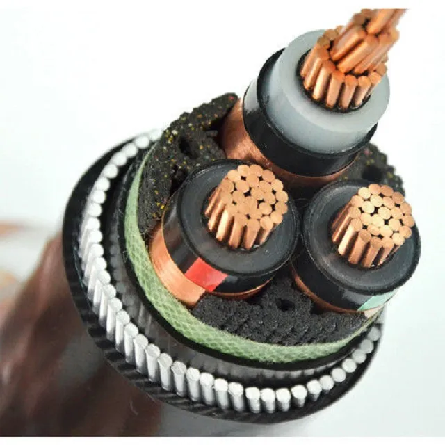 Mv N2xsery Copper Conductor Power Cable 12/20kv 23/35kv