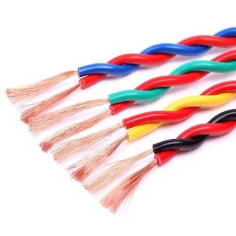 2 Core Copper Fire Resistant Twisted Pair Rvs PVC Electric Wire Cable