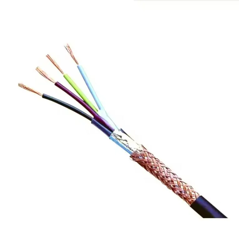 Rvvp Shielded Cable 2/3/4/5/6/7/8/10 Cores Bare Copper PVC Insulated Control Line Signal Wire