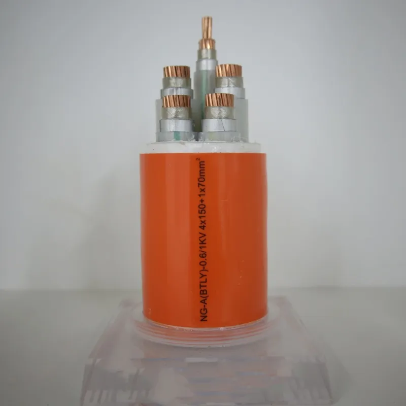 Bttz/Bttrz/Ng-a Btly Mineral Insulated Fireproof Cable XLPE Power Cable Flexible Fireproof Cable and Copper Sheath Embossing Mineral Electrica Cable