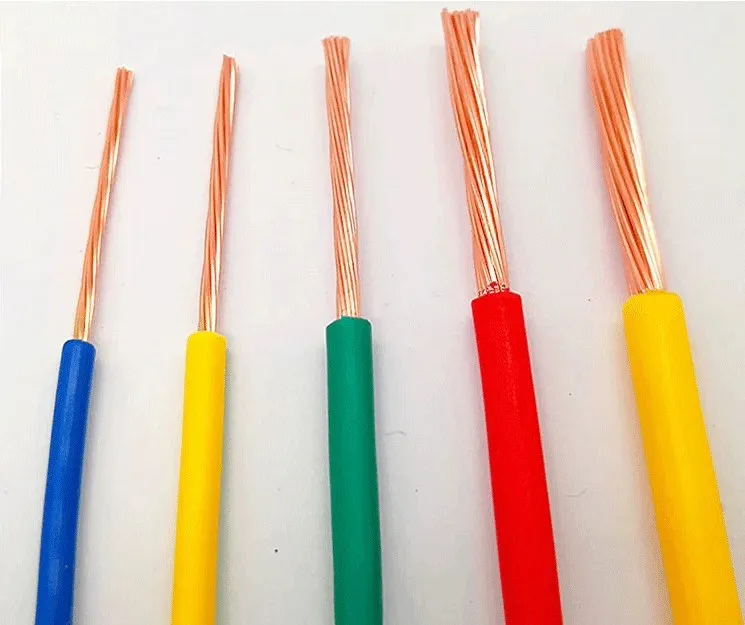 Bvr 450/750V 4-18AWG Copper Conducor PVC Insulation Fabricado En China Flexible Electric Wire Cable