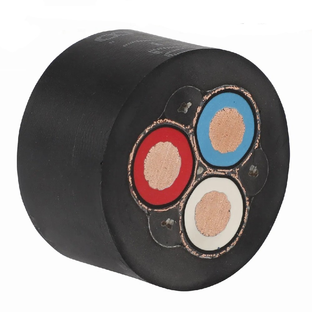 Myptj Rubber Insulated Metallic Screened Flexible Mining Cable
