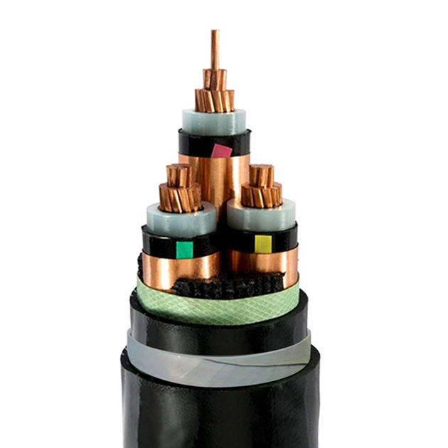 XLPE Insulated Copper Conductor Medium Voltage Power Cable