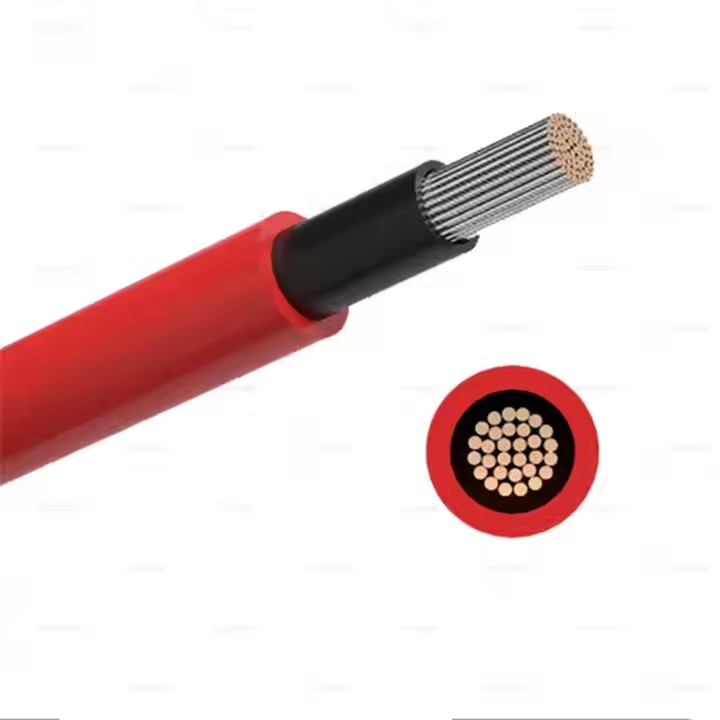 Solar Cable Fotovoltaico 4 6 10 16 Mm2 PV Kable for Solar Energy System Home Solar Energy