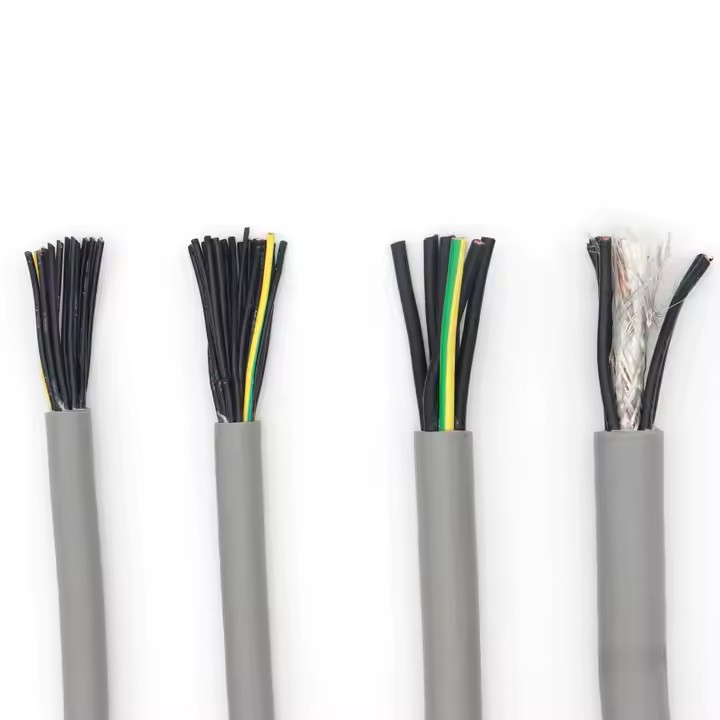 Manufacturer OEM Control Cable Wire 14awg 16awg 18awg Shield PUR PE PVC Shield Signal Sensor Cable