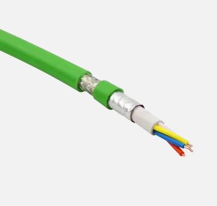 Applicable 6XV1840-2AH10 Green 4 Core Profinet PUR Plug in DP Bus Cable for EtherNet Profinet Industrial Bus Systems
