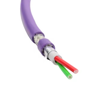 Applicable 6XV1830-0EH10 Cable Color Purple 2 Wires Shielded Bus Can Cable for Siemens Profibus DP Bus Networking