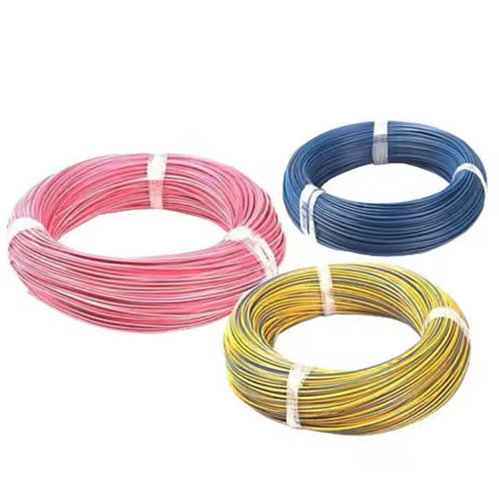 Single Core ETFE Automotive Wire FLR7Y 0.35mm 0.5mm 0.75mm 1.5 m Heat Resistance FLR7Y ETFE Cable Wire for Car Use