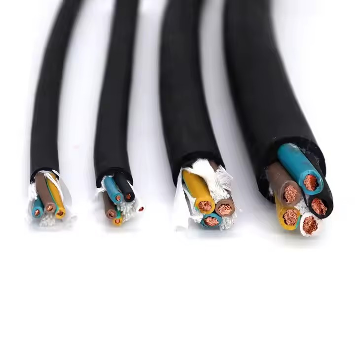 Ho7 Black Rubber Cable 3x2.5 H07rnf YZW H05rr f Ho5rr F 2\3\5 Core Flex Power Cable 5 X 6mm 3g6
