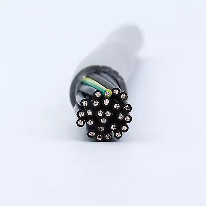 1.5mm 16awg Electric Hoist Pendant Control Cable 5/6/8/10/12/14/16/24 Core Flexible Crane Travelling Cable Wire
