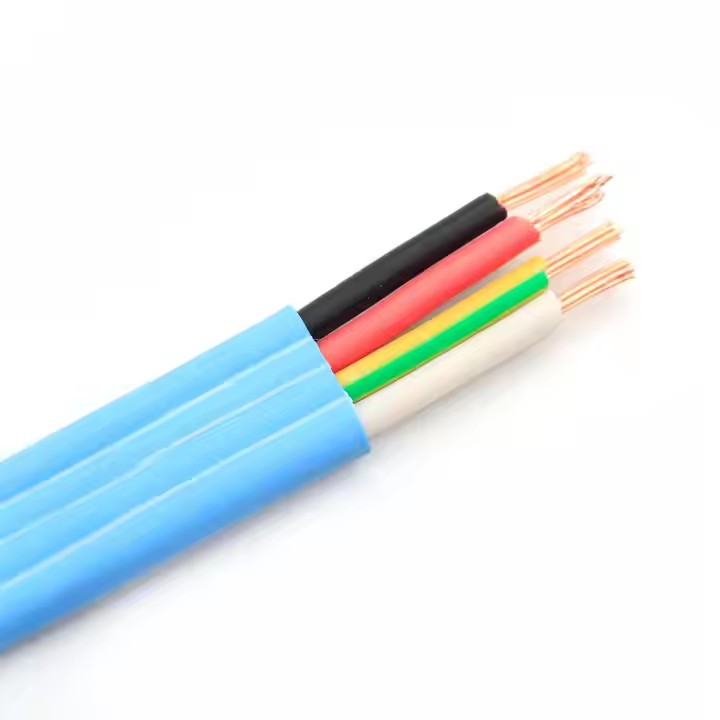 Submersible Water Pump Power Cable 2 Core 4 Core 14awg 12awg 10awg Well Water Proof Flat Motor Electric Cable Wire