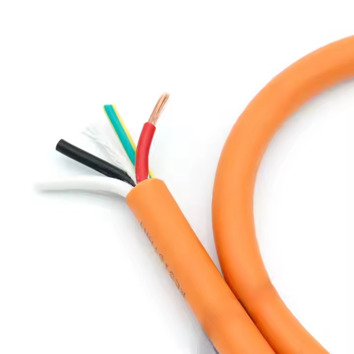 Ho5bq-f Pur Cable 2x0.75 3x1.5 3x2.5 4g1.5 H05bq-f H07bq f Orange Electrical Power Cable