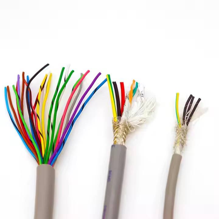 LiYY Cable Color Coded 0.5mm 7/6/5/4/3/2 Core Electric Control Data Signal Cable Liyy 7x0.5 6x0.5 5x0.5 4x0.5 3x0.5 2x0.5 Wire