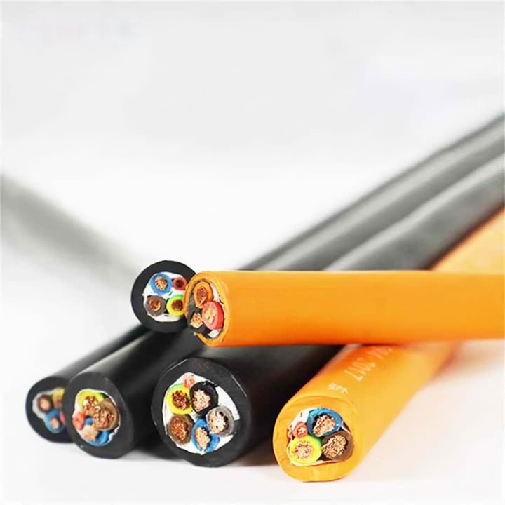 TPU High Flexible Cable 3/4/5/6/10 Core Multi Plus Pur Polyurethane Cable 2x0.75 3x0.75 2x2.5 3x2.5 4x0.34