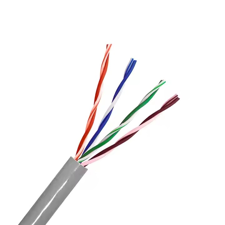 Communication Cable Indoor Outdoor Communication Cable 24Awg 4 Pair Cca Utp Cat5E Network Cable