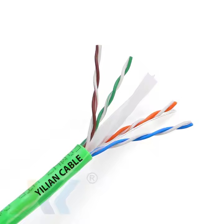 Manufacturer Price Cat6 UTP Indoor Lan Cable 23/24AWG CCA Pure Copper Conductor Cat6 Ethernet Cable 305m 1000ft for Internet