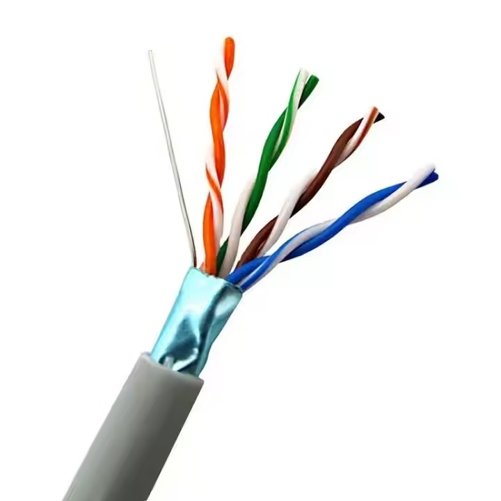 UTP FTP SFTP Cat5e Lan Cable 4pr 24awg CCA Pure Copper Indoor Outdoor Cable Cat5 Cat5E Cable