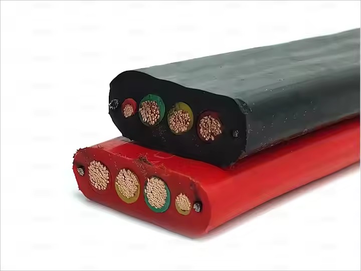 TVVB YFFB Flat Elevator Cable for CCTV Camera
