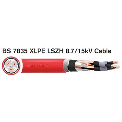 BS 7835 XLPE LSZH 8.7/15kV Cable